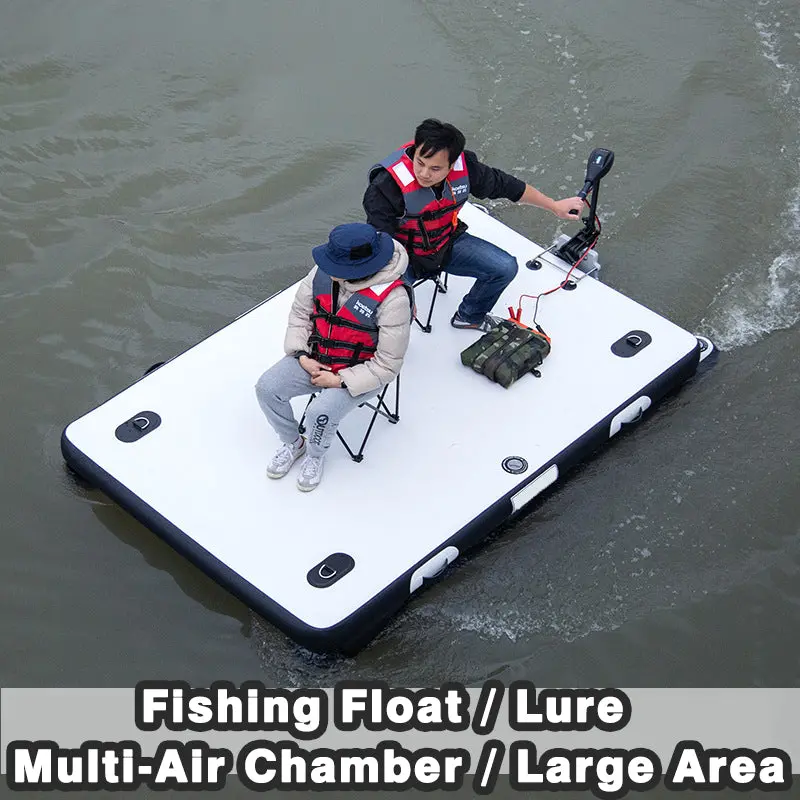 2/2.5M Fishing Float Thickened Inflatable Boat For Bait Fishing/Beach Lake Boating Dock 1