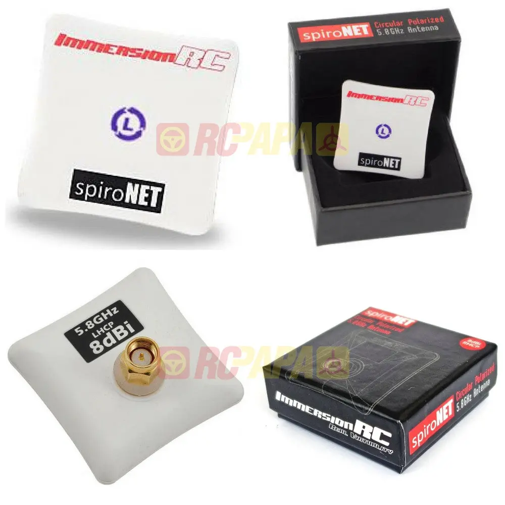 Immersionrc Spironet 5.8Ghz 8Dbi Mini Patch Antenna Lhcp 1
