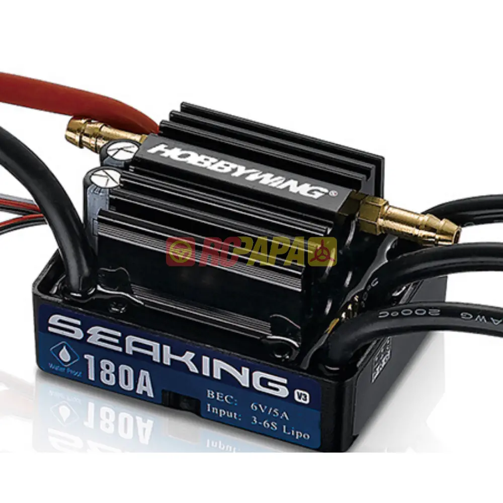Hobbywing Seaking 180A V4 Waterproof Esc For R/C Boat 1