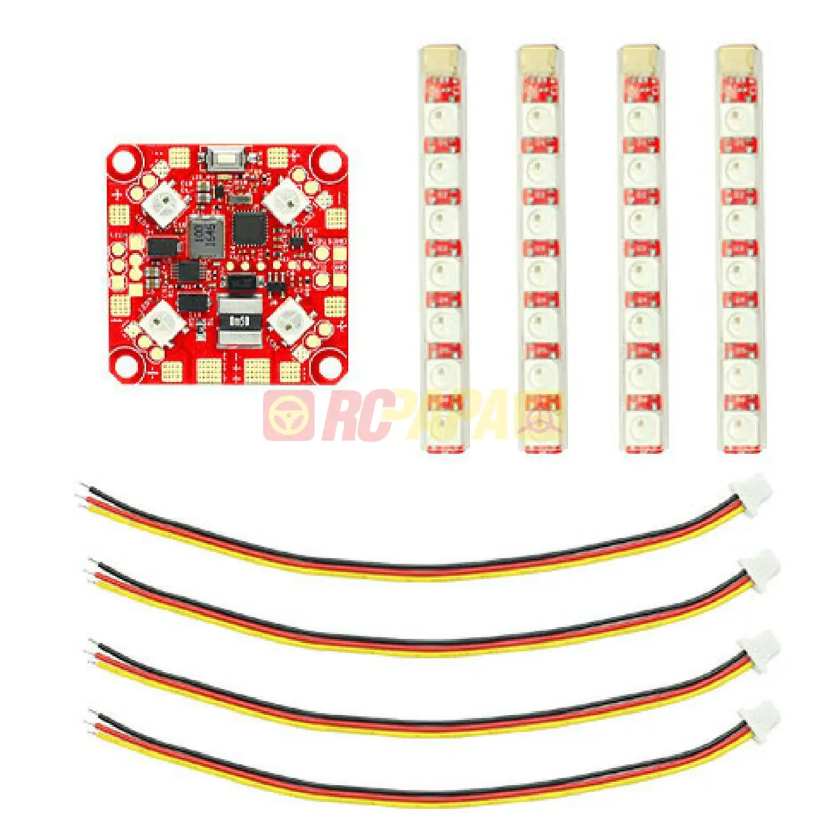 Furiousfpv Lightning Pdb With Single Row Led Strip (Fpv-Pdb-1R) 1