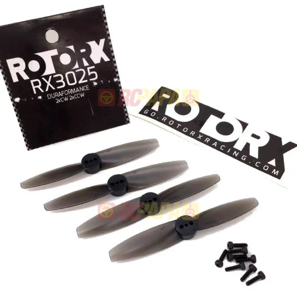 Rotorx Rx3025 T-Style Propellers For Rx1105 Motor (Black) 1