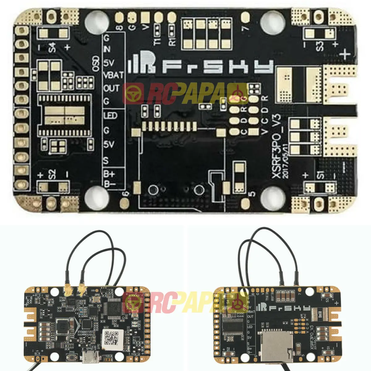 Frsky Xsrf3po Pdb Osd Flight Controller Integrate With Frsky Xsr Receiver 1