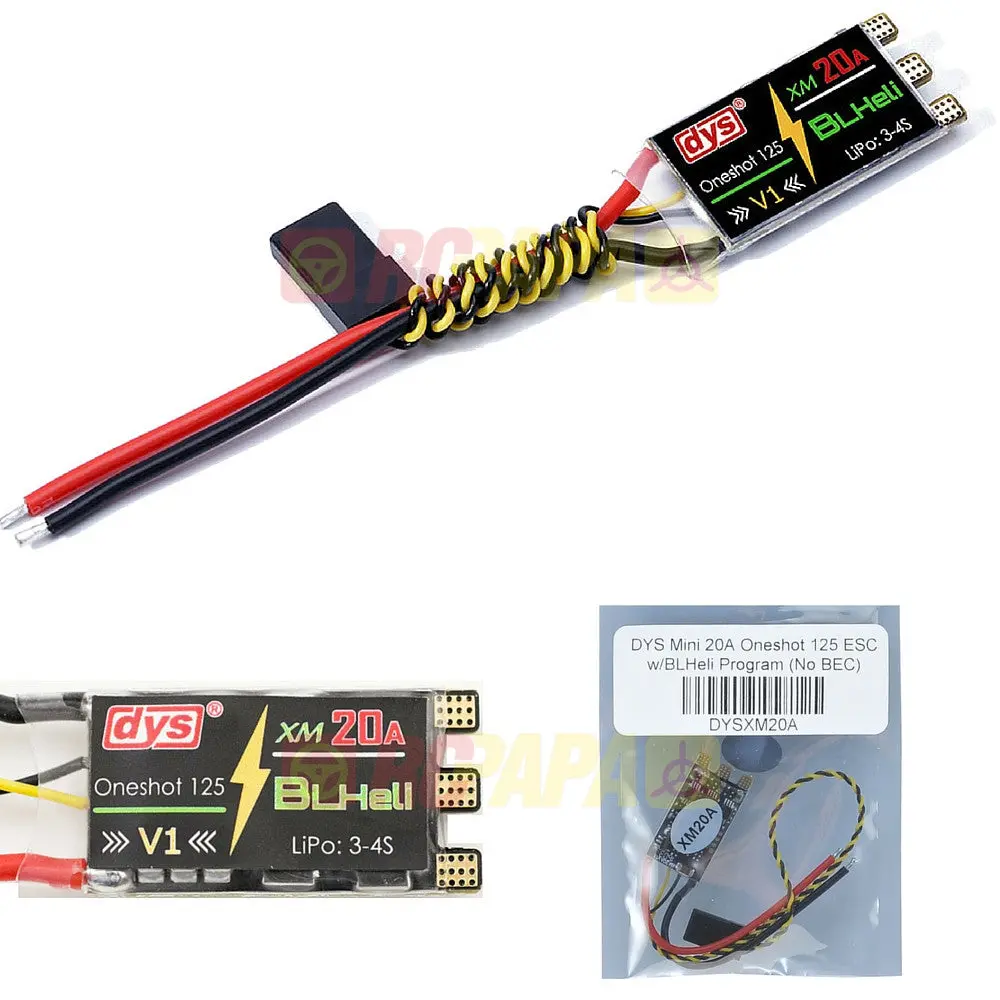 Dys Xm20a Esc V1 (Support Oneshot125 Blheli) Solder Version 1