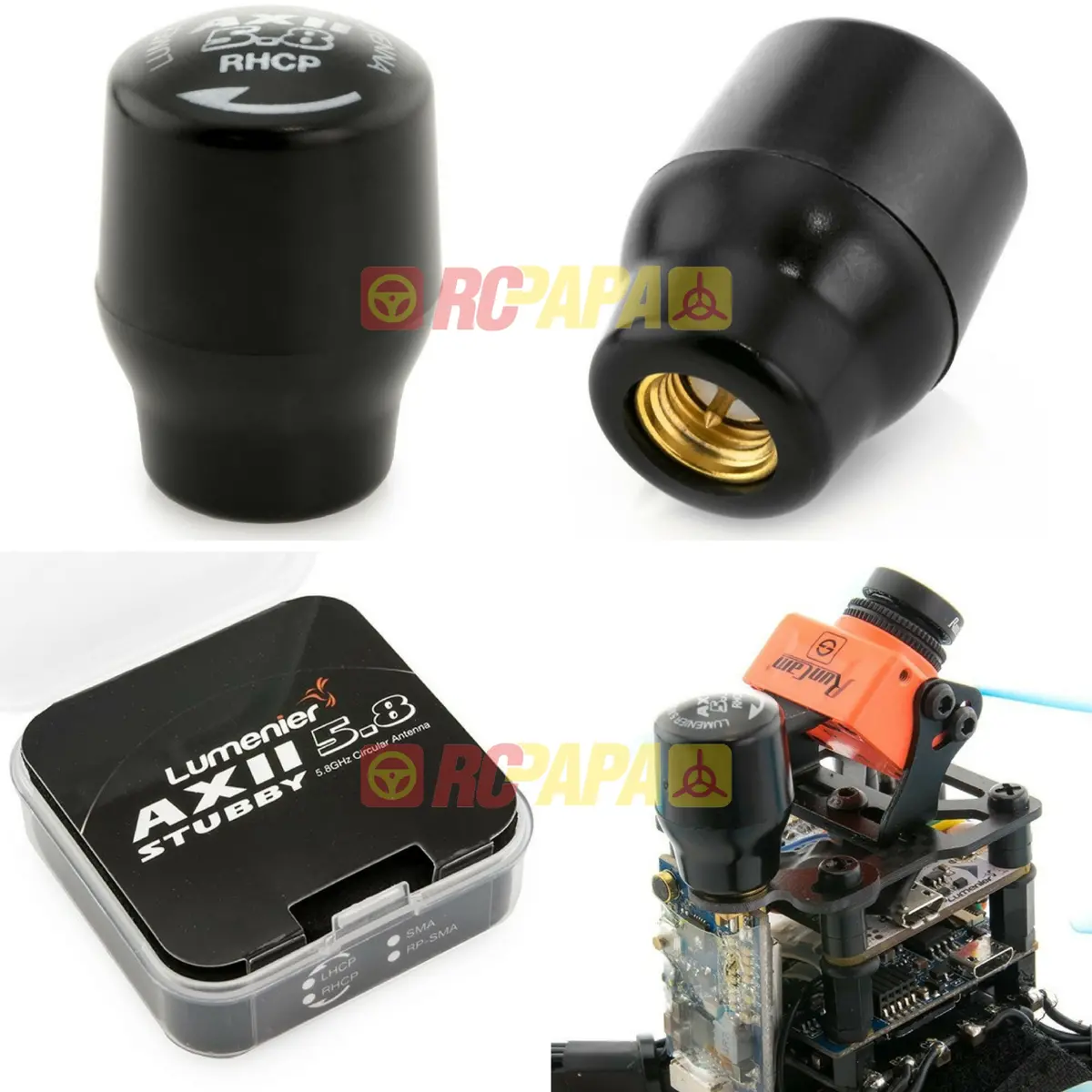 Lumenier Axii Stubby 5.8Ghz Antenna (Rhcp / Lhcp) 1