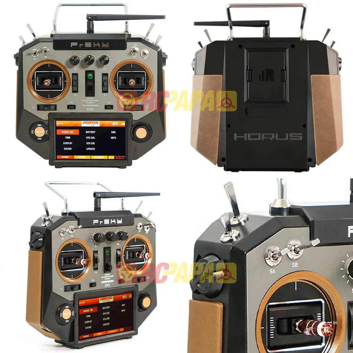 Frsky Horus X10 Radio Transmitter (Amber/Silver) 1