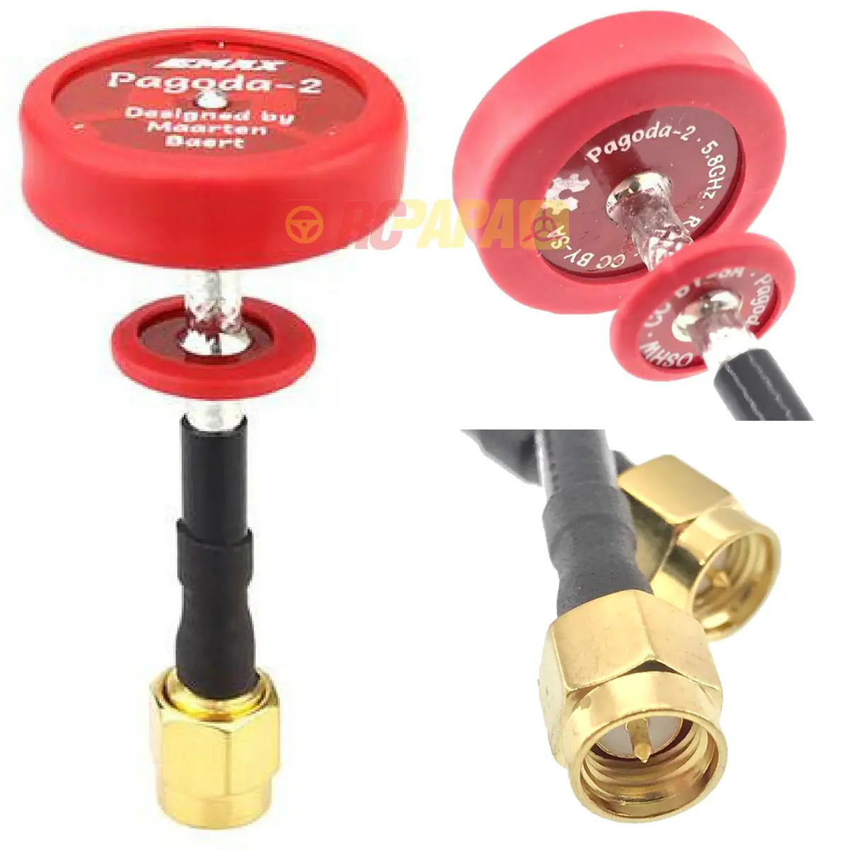 Emax Pagoda Ii 5.8G Fpv Antenna (Rhcp 50Mm) 1