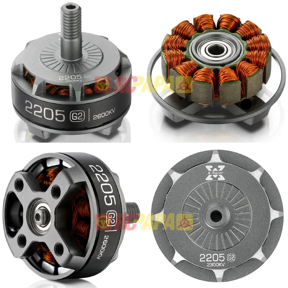 Hobbywing Xrotor 2205 G2 Titanium 2600Kv Motor For Fpv Drone Racing 1