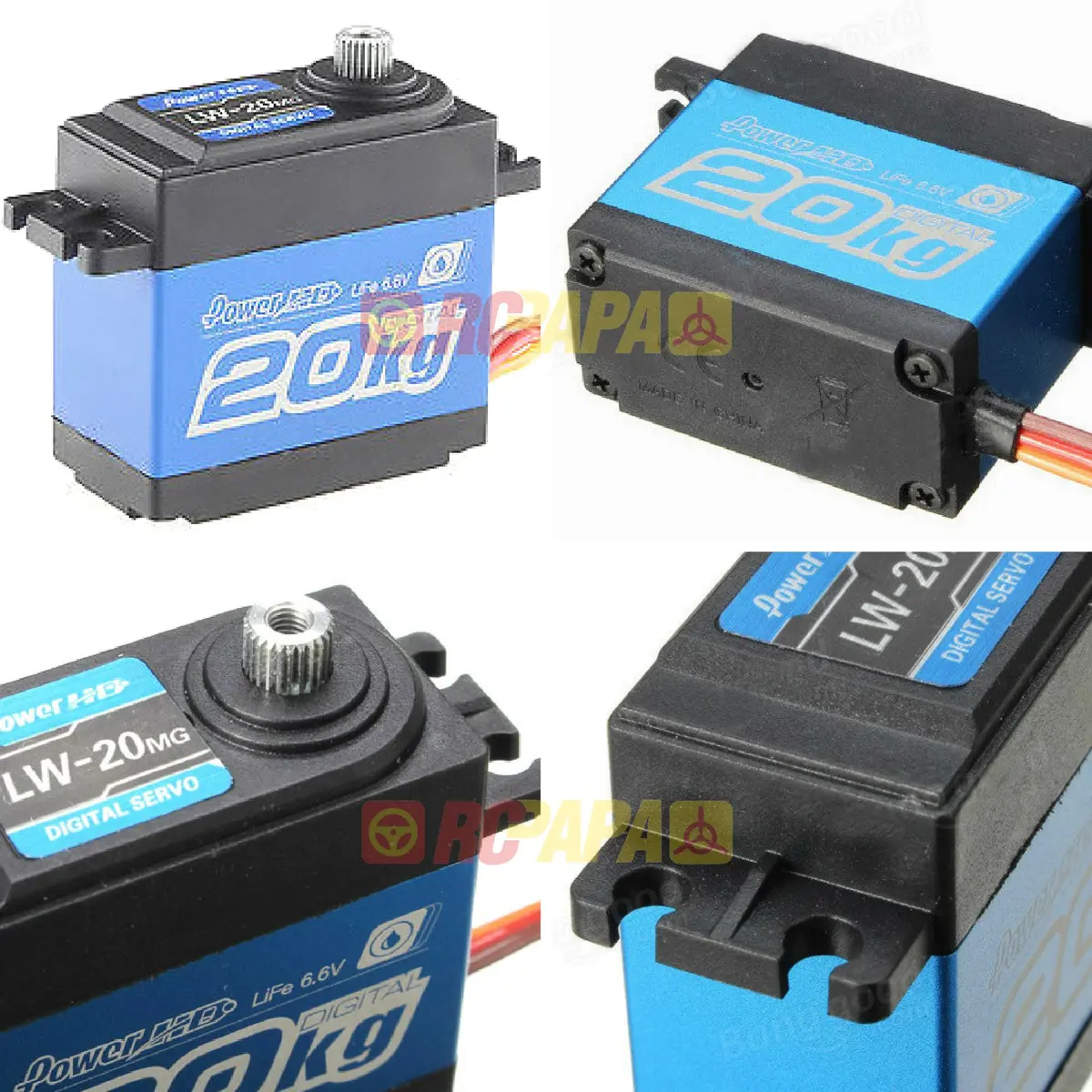 Power Hd 20Kg Torque Waterproof Digital Servo (Lw-20Mg) 1