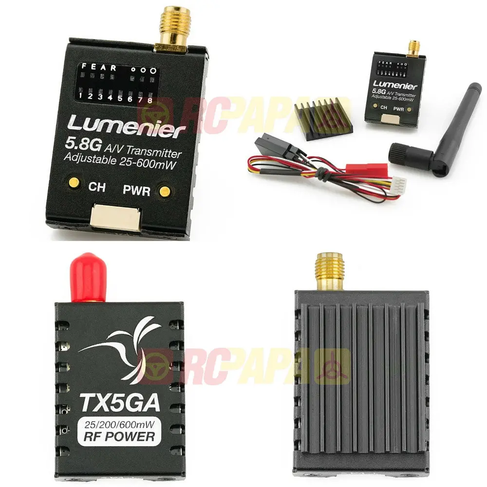 Lumenier Tx5ga 5.8Ghz Adjustable Rf Power (25-600Mw) Fpv Transmitter 1