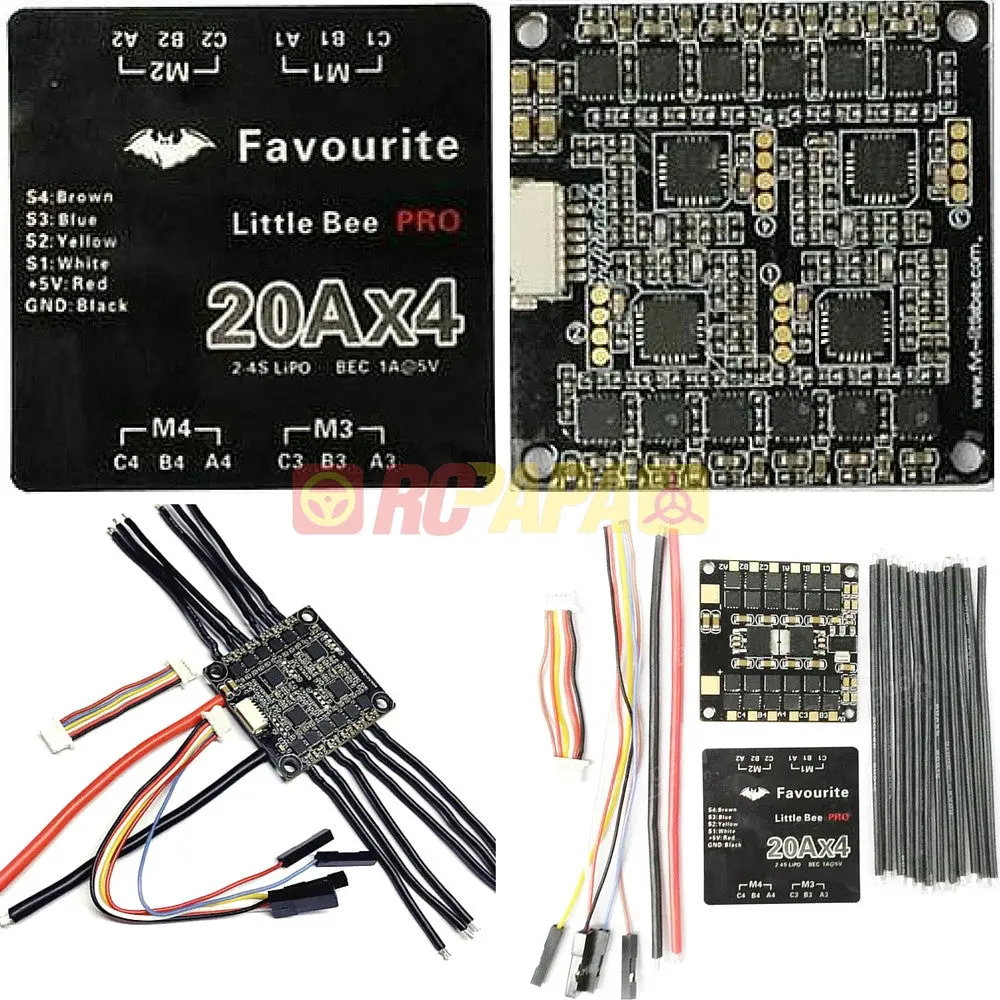 Fvt Littlebee Pro 20A 2-4S 4In1 Esc With Bec 5V-1A 1