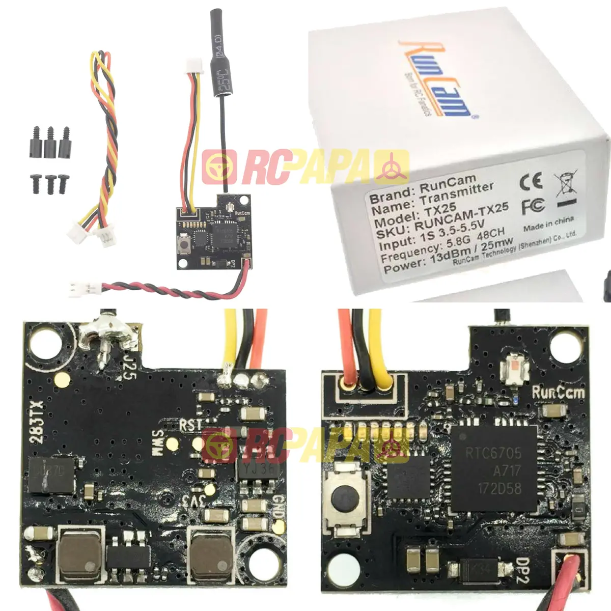 Runcam Tx25 25Mw Vtx Transmitter 1