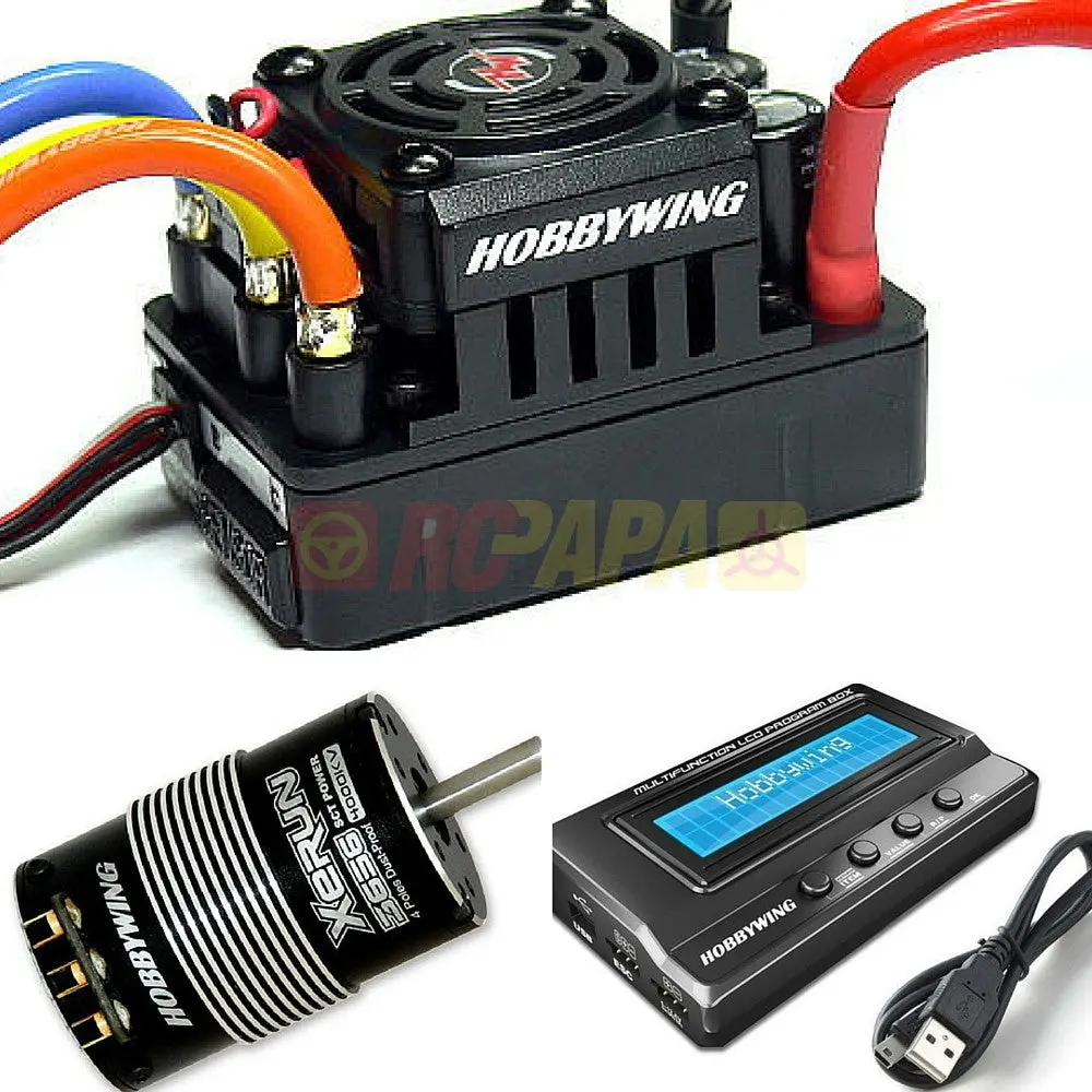 Hobbywing Xerun Sct Pro 120A 3656Sd Sensored Brushless Combo For 1/10 Rc Short Course 1