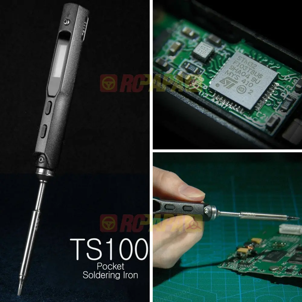 Ts100 40W Digital Oled Soldering Iron Station (Tip Ts-B2) 1