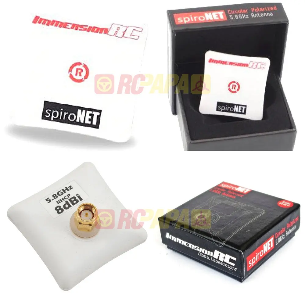 Immersionrc Spironet 5.8Ghz 8Dbi Mini Patch Antenna Rhcp 1