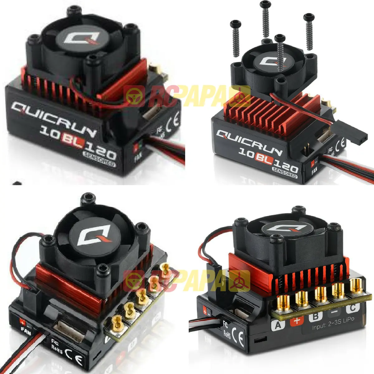 Hobbywing Quicrun 10Bl120 120A Brushless Sensored Motor Esc 1