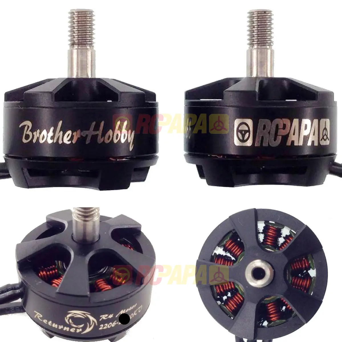 Brotherhobby R4 Returner 2206 2300/2600Kv Fpv Quad Motor (Rcpapa Black Edition) 1