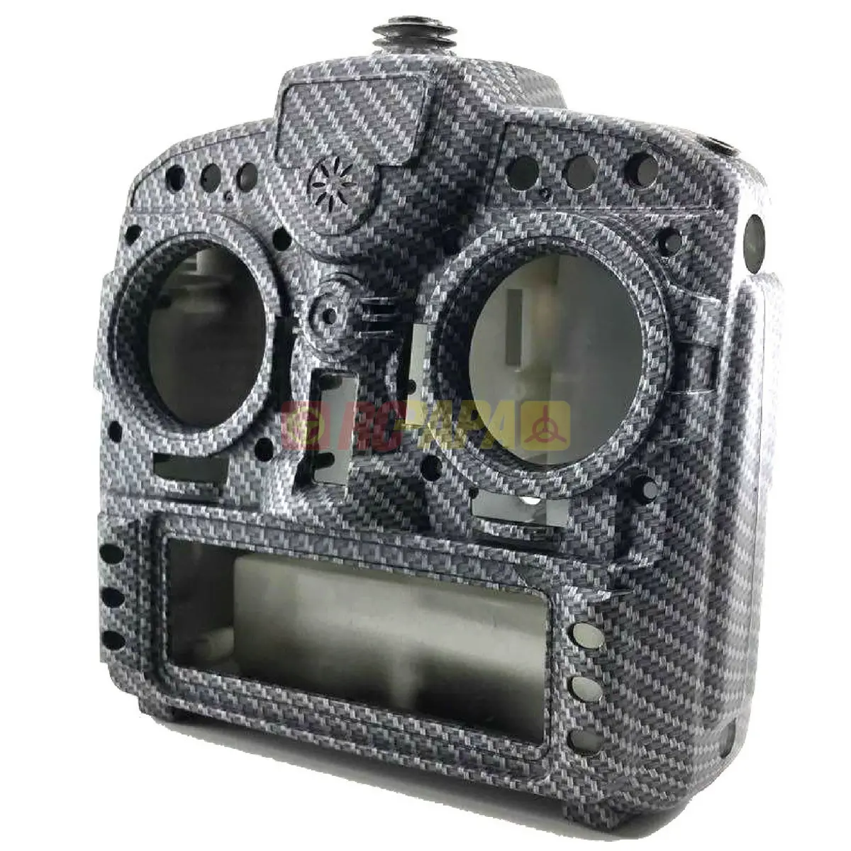 X9d Plus Taranis Radio Transmitter Water Transfer Shell (Silk Matte Carbon Fiber Pattern) 1