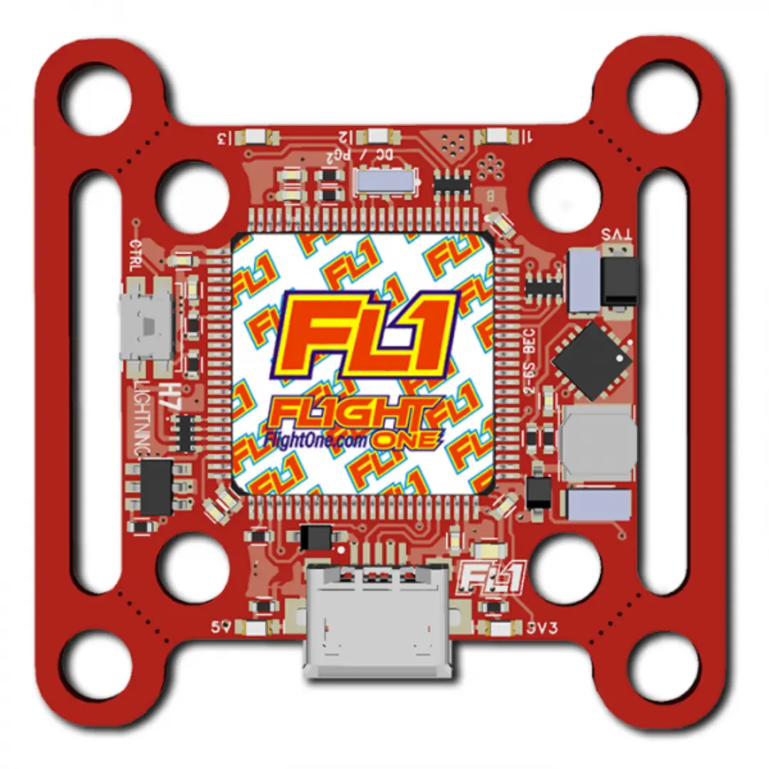 Flightone Lightning H7 500Mhz Flight Controller – Solder Only 1