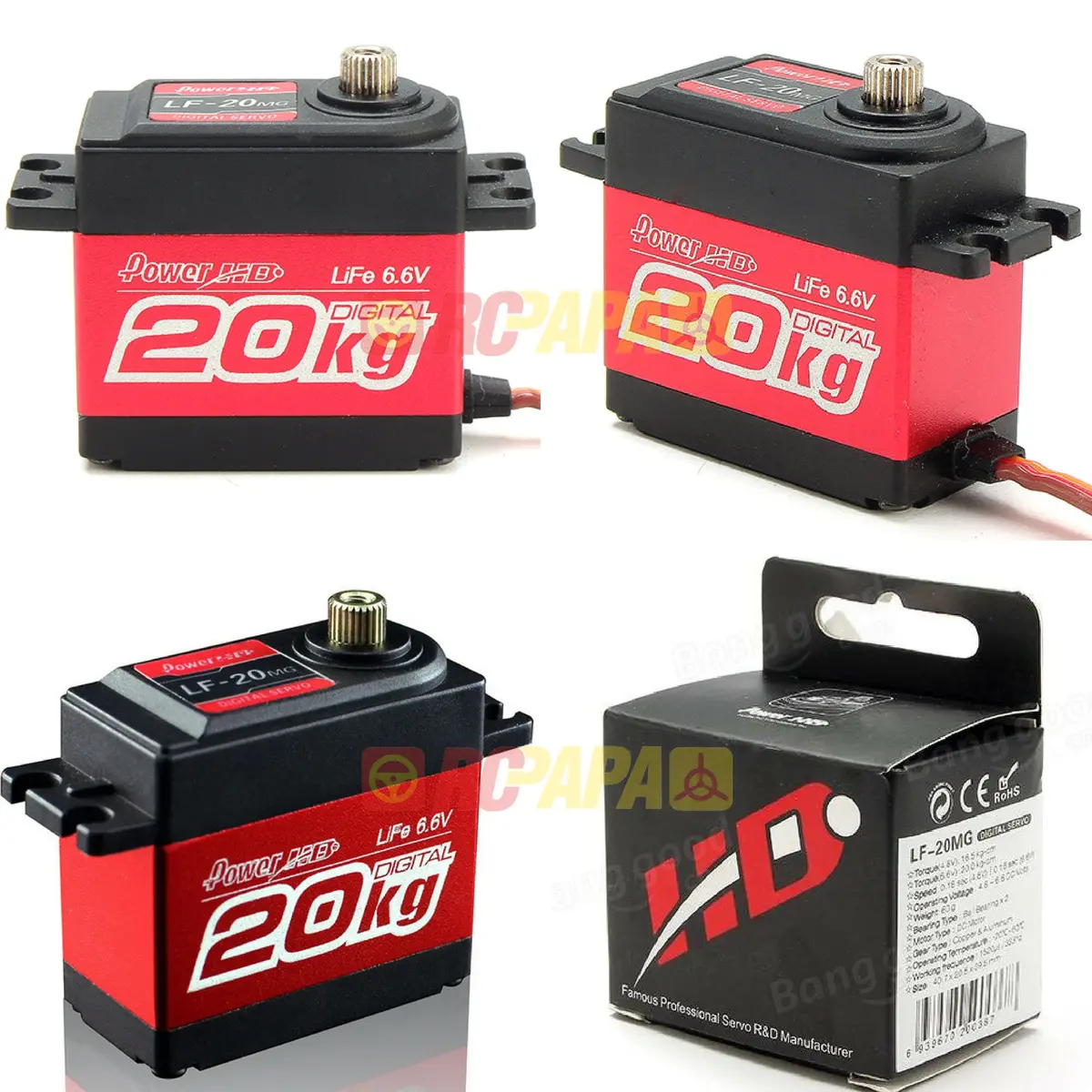 Power Hd 20Kg Torque Digital Servo (Lf-20Mg) 1