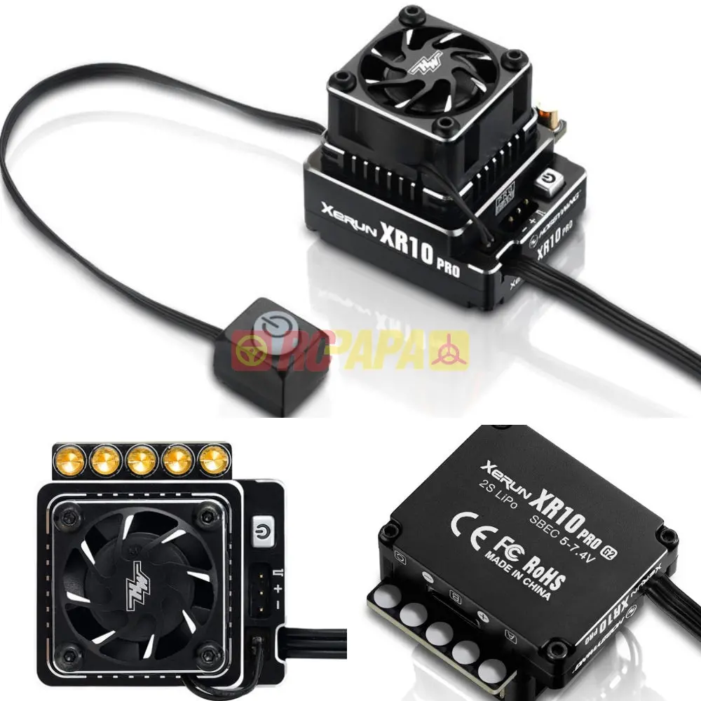 Hobbywing Xerun Xr10 Pro G2 Brushless Esc (Black) 1