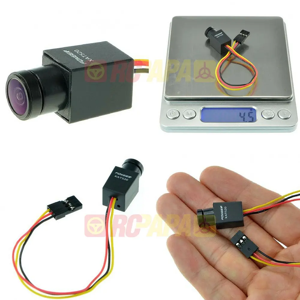 Foxeer Xat520 520Tvl Dc5-24V Hs1188 Mini Fpv Camera 1