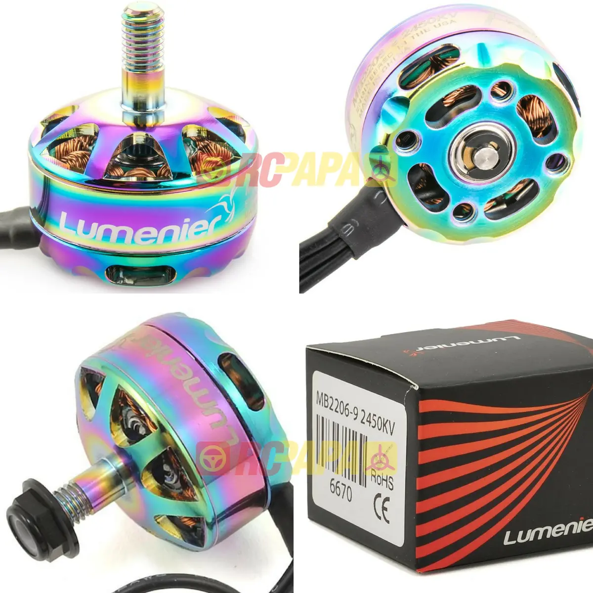 Lumenier Mb2206-9 2450Kv Motor (Freybott Special Edition) 1