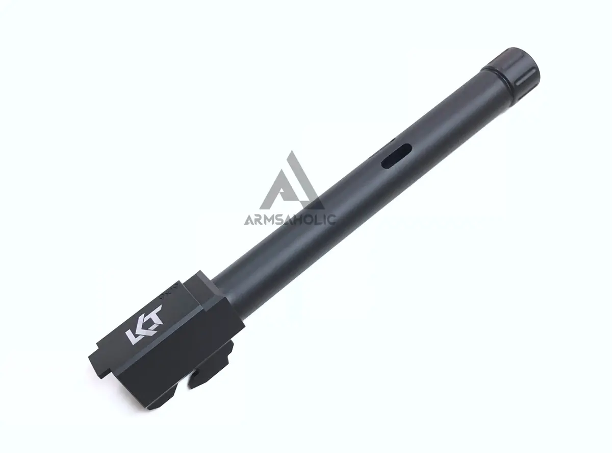 Nova Cnc Aluminum Lk-Style Threaded Barrel For Marui G34 Gbb Black 1