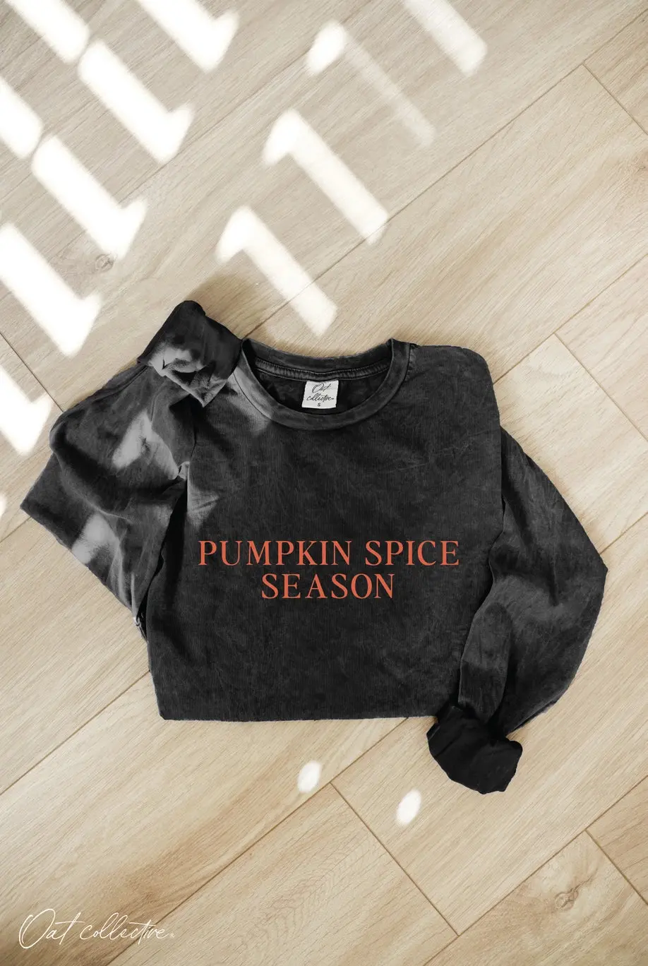 Pumpkin Spice Season Long Sleeve Graphic 1