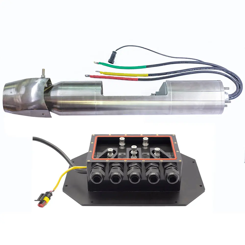 Apisqueen Bp200 20Kw With Steering Head Pump Jet Thruster/Propeller 130Kg Thrust With 200A Esc Suitable For Water Racing Sports, For Karts, Surfboards 2