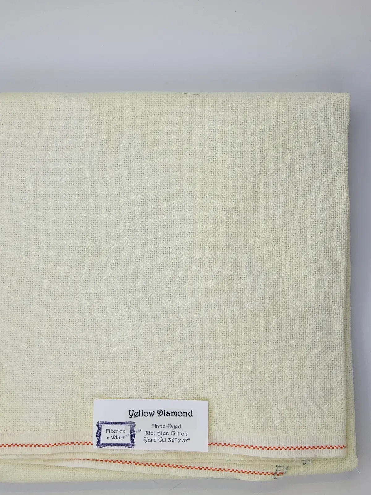 32 Count Yellow Diamond Linen 1