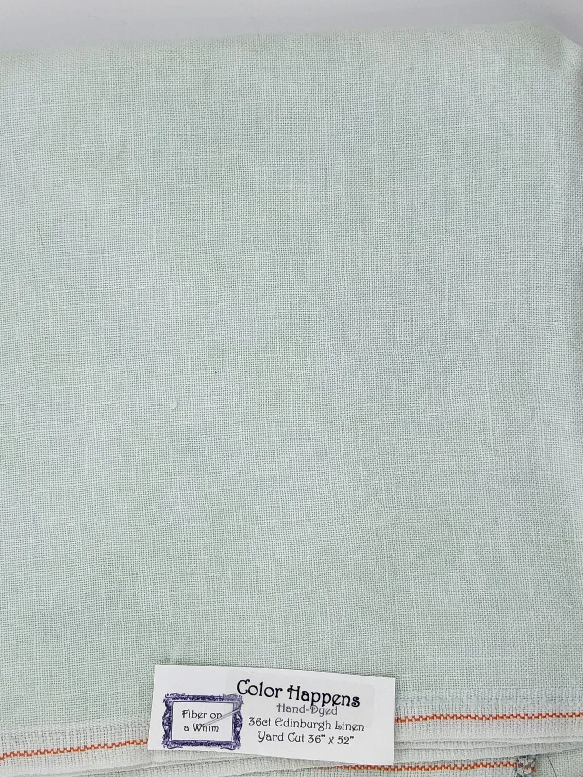 36 Count Unnamed Green Linen 1