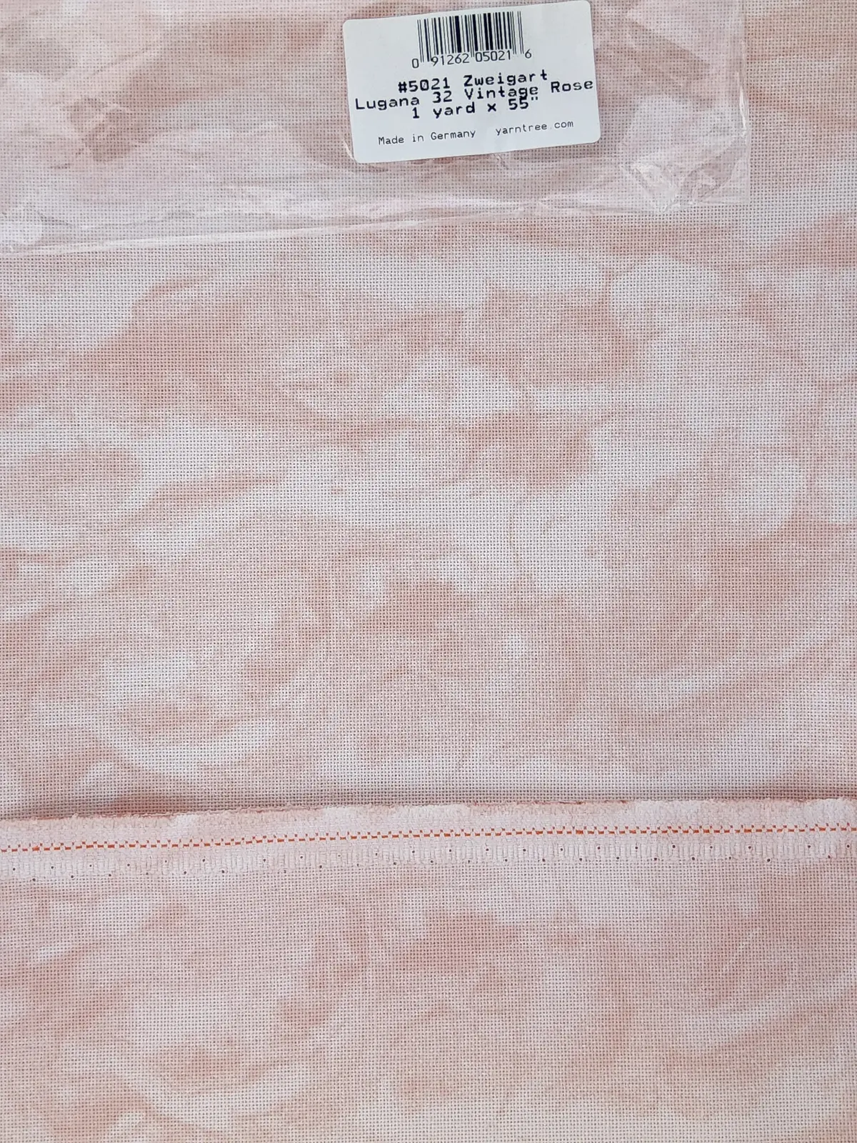 32 Count Vintage Rose Zweigart Lugana 1