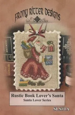 Rustic Book Lover's Santa 1