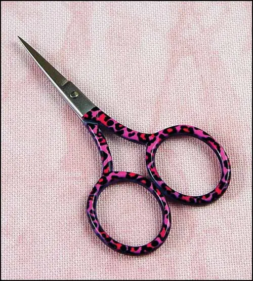 Pink Leopard Scissors 1