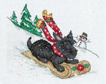 Sledding Scottie 1