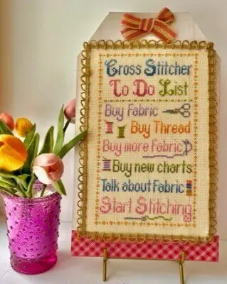 Cross Stitch To Do List 1