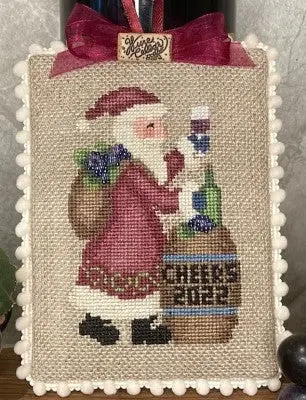 Rustic Wine Lover's Santa 1