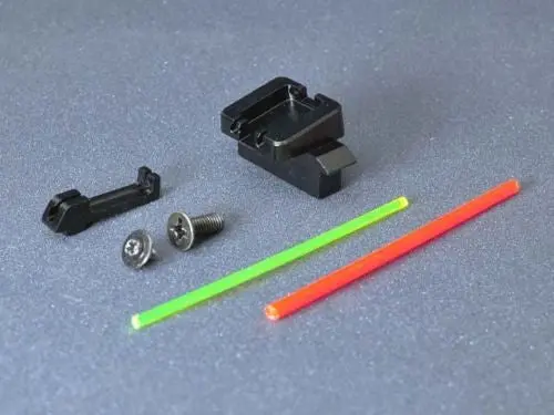 Aip Aluminum Sight Set (Fiber Optic) For Marui G17 #Aip005-Mg17 1