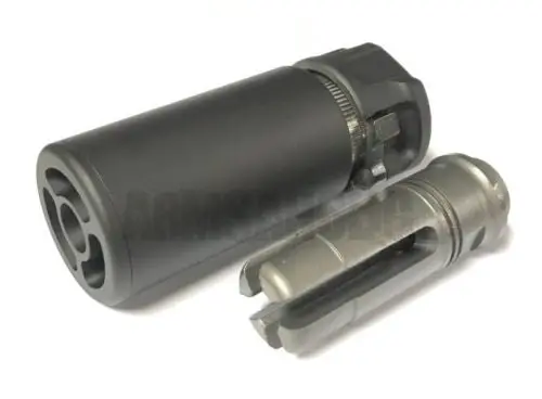 5Ku Metal Dummy 95Mm Warden Blast Diffuser (14Mm Ccw, Black) #5Ku-217B 1