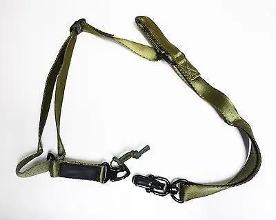 Airsoft Ms2 2-Point Style Sling Belt  Tactical Heavy Metal Buckle-Green 1