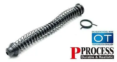 Guarder S-Type Stainless Spring Guide For Marui G17 - Black #Glk-118(Bk) 1