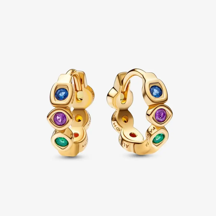 Marvel The Avengers Infinity Stones Hoop Earrings 1