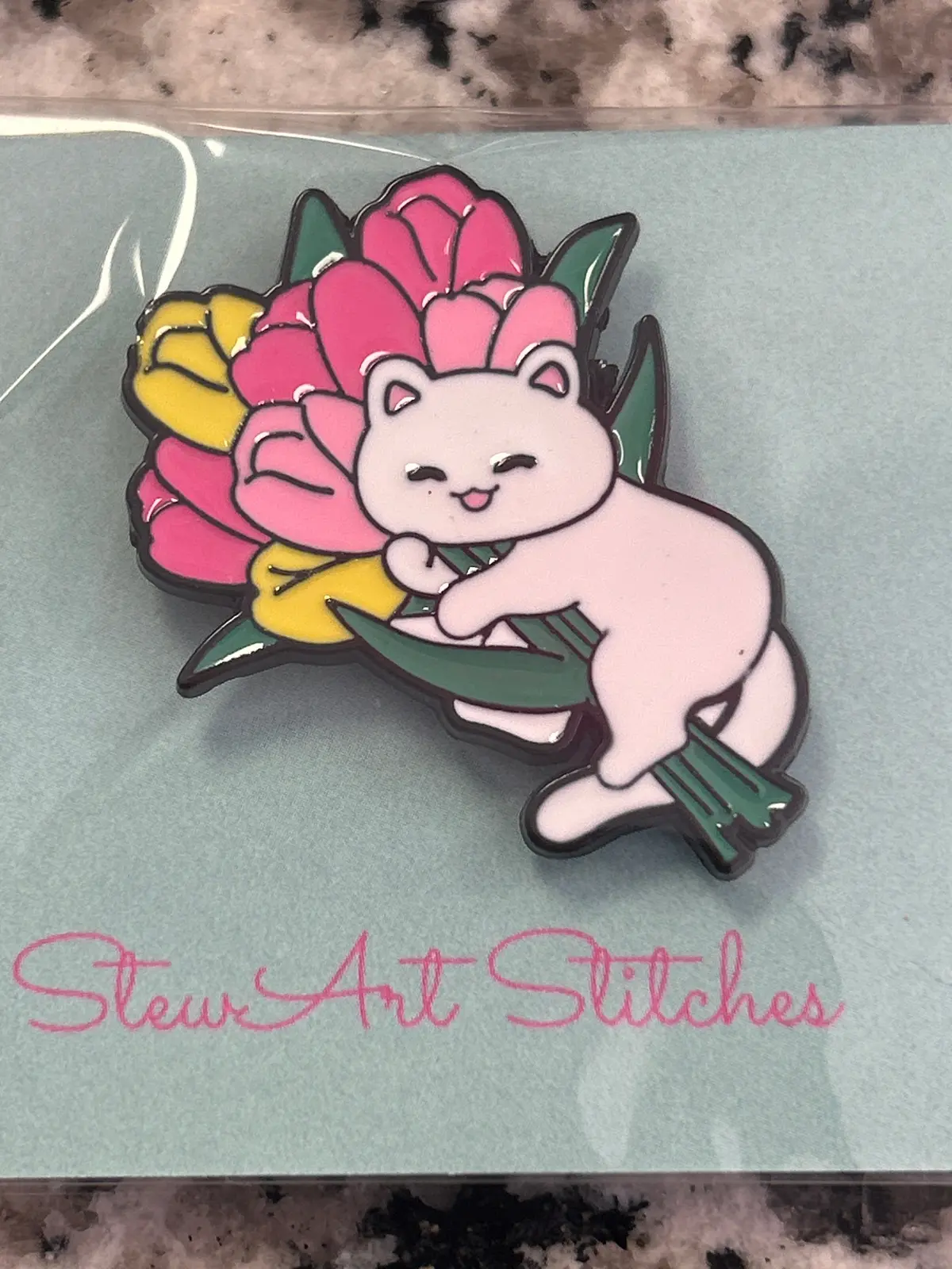 Tulip Cat Needle Minder 1