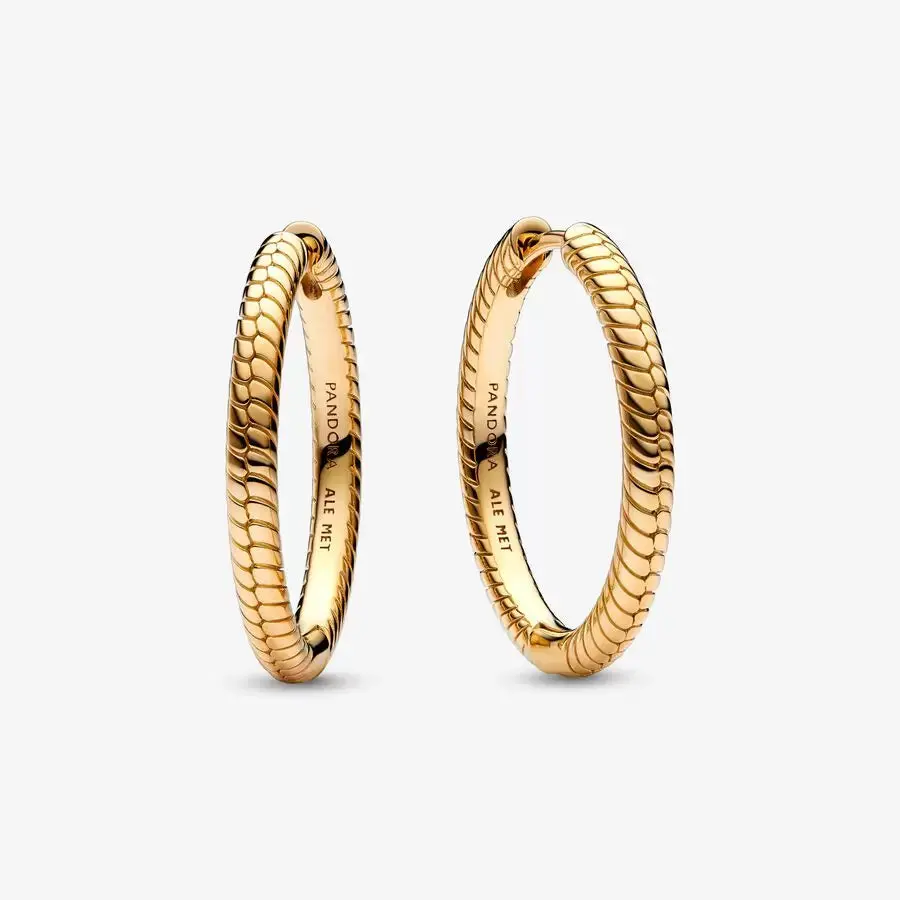 Pandora Moments Charm Hoop Earrings 1