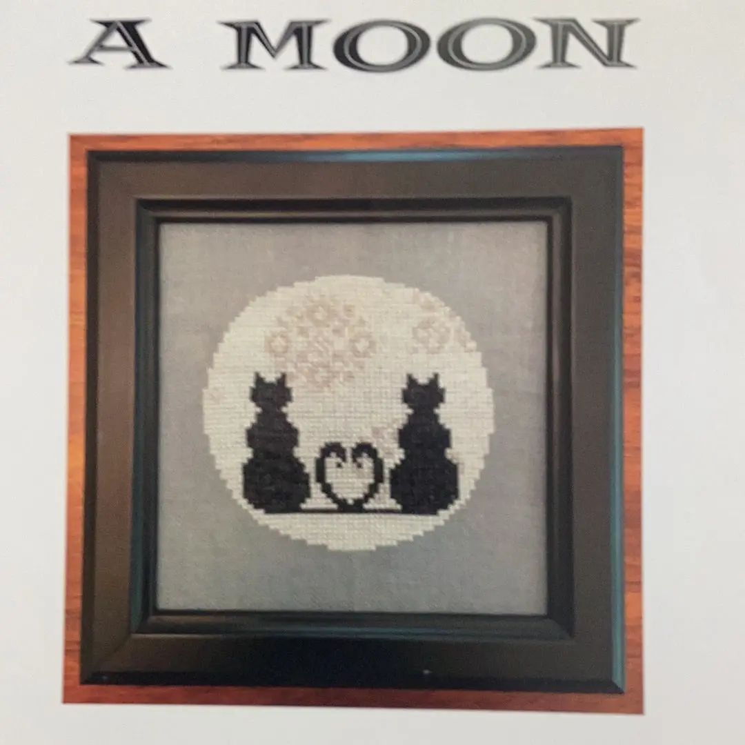 Cattitudes: 2 Cats And A Moon 1