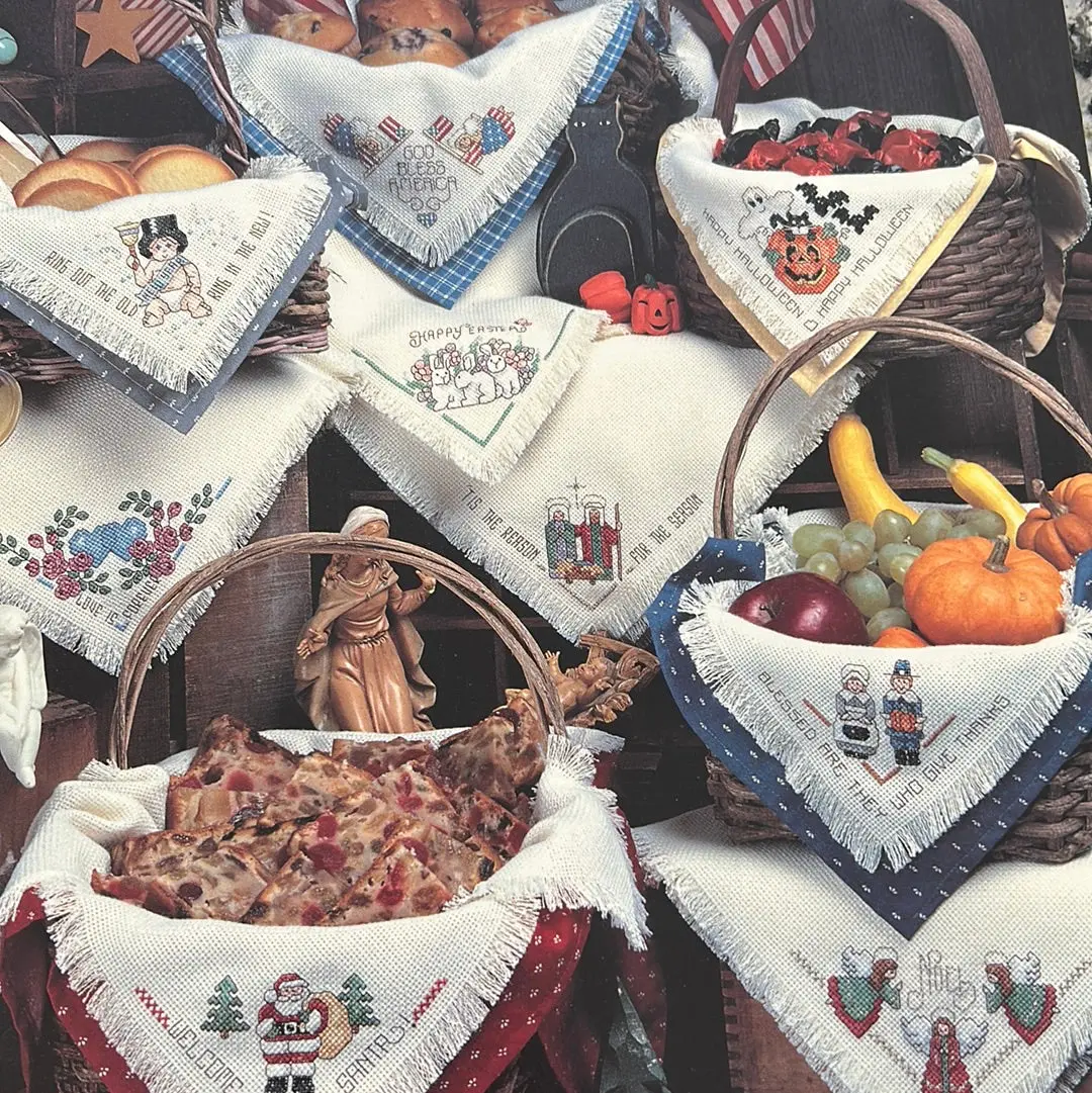 More Holiday Bread Cloths 1