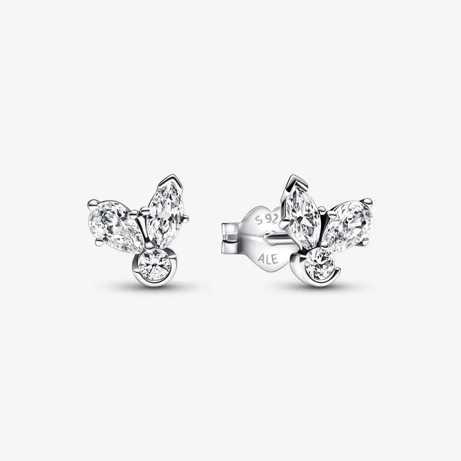 Sparkling Herbarium Cluster Stud Earrings 1