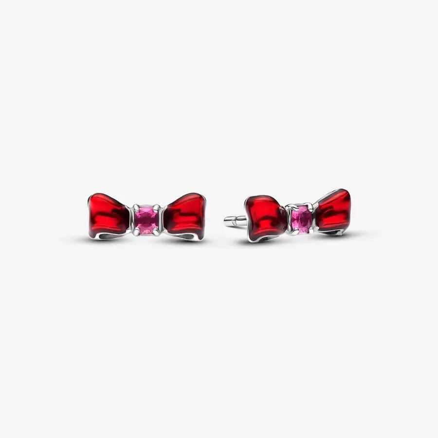 Disney Snow White Bow Stud Earrings 1