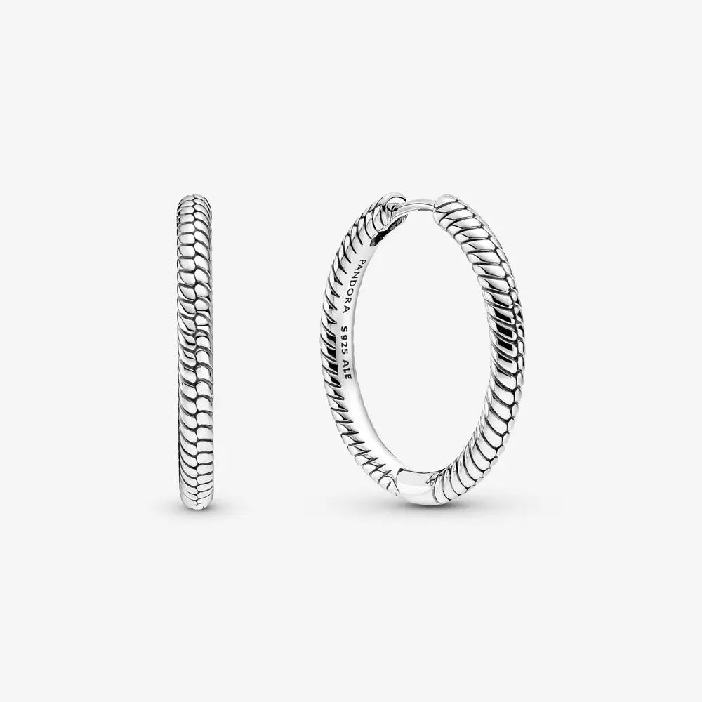 Pandora Moments Charm Hoop Earrings 1