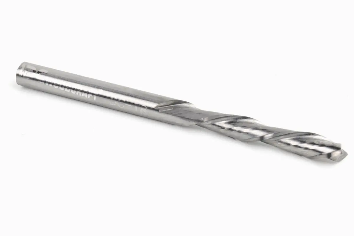 1/8 Down Cut Endmill Bit For Cnc Routers, 1/8 Shank 1